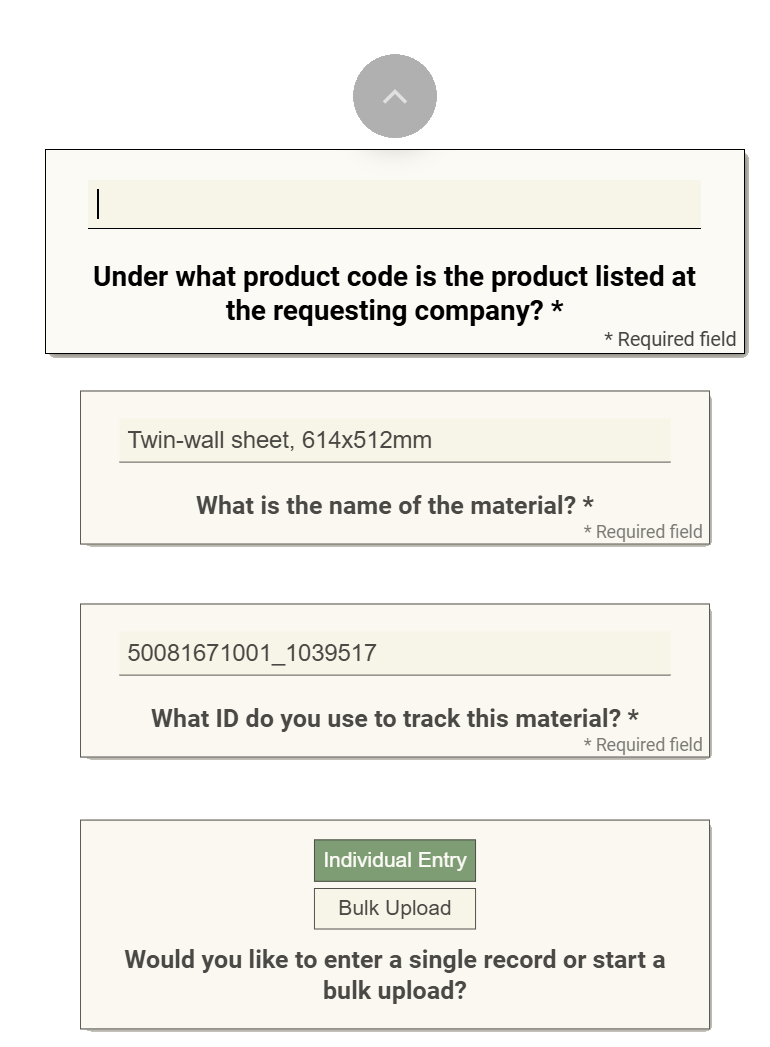 Material-/Produzenten-Mappings anlegen (einzeln oder Bulk)